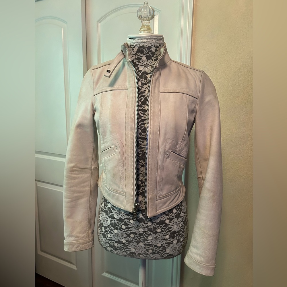 Gap Leather Moto Jacket XS 1969 Limited Edition